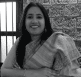 Black and White photo of Rishika Mehrotra