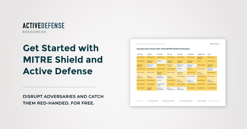 Smokescreen-MITRE-Shield-Techniques